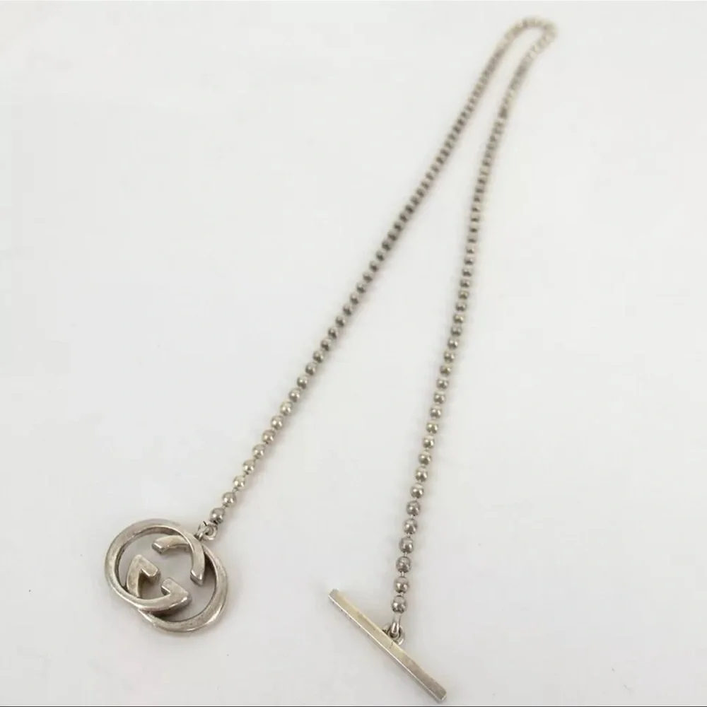 Gucci Silver Interlocking G Necklace SİLVER 925 - Picture 9 of 11